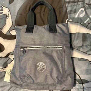 Kipling Eleva Nylon Tote Bag Charcoal Sold Out